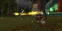 Oak Stormwood Wand in use.
